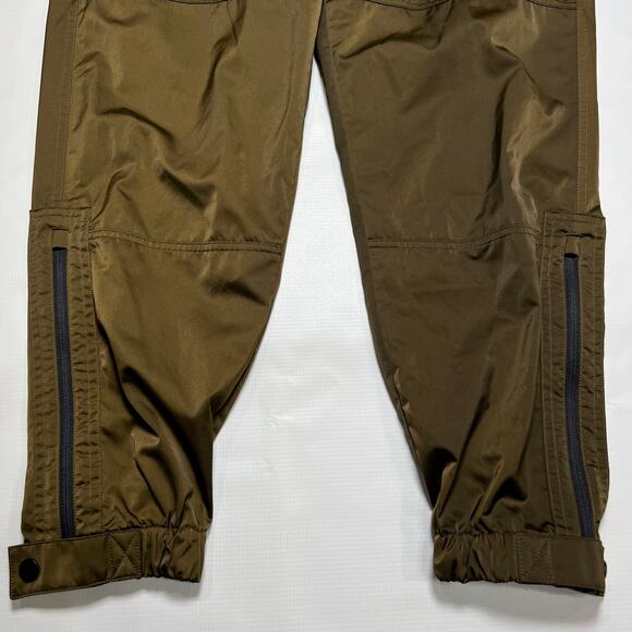 ATHLETA Radiant Jogger SIZE 6 Green Tapered Pants Snap Tab Ankle Cuffs - Picture 11 of 12